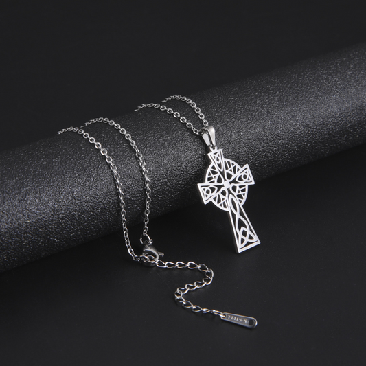 Irish Christian Cross Necklace
