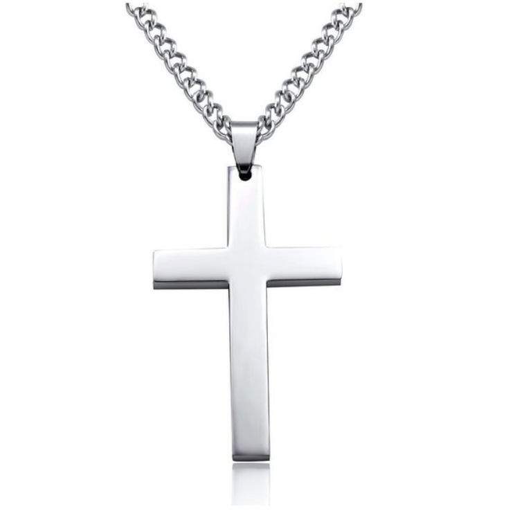 Christian Cross Necklace Mens