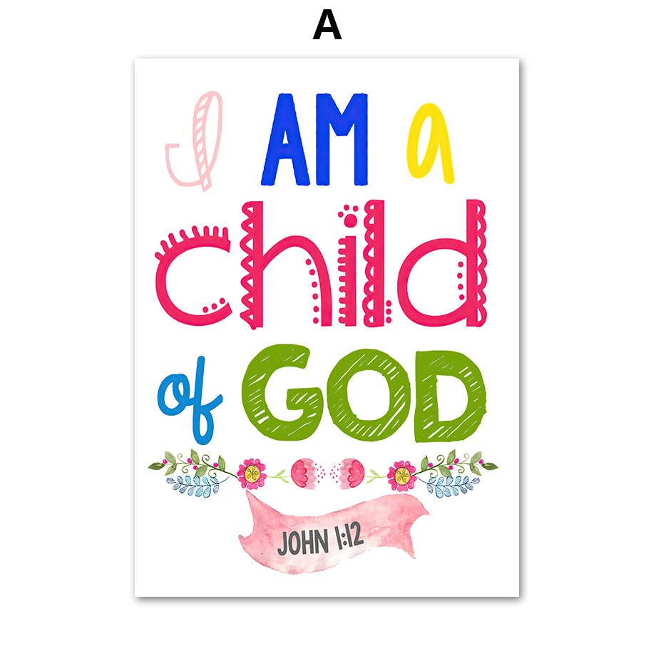 Christian Nursery Wall Decor