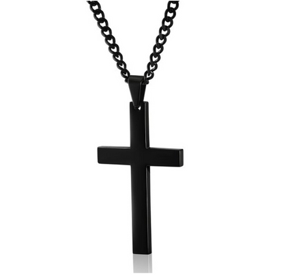 Christian Cross Necklace Mens