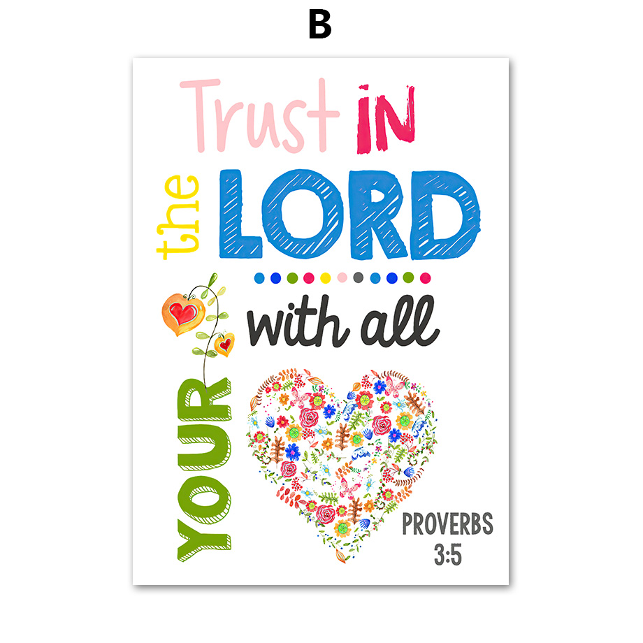 Christian Nursery Wall Decor