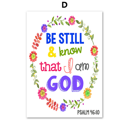 Christian Nursery Wall Decor