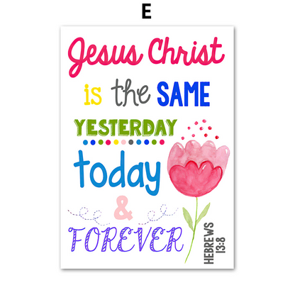 Christian Nursery Wall Decor