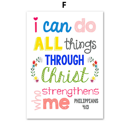 Christian Nursery Wall Decor