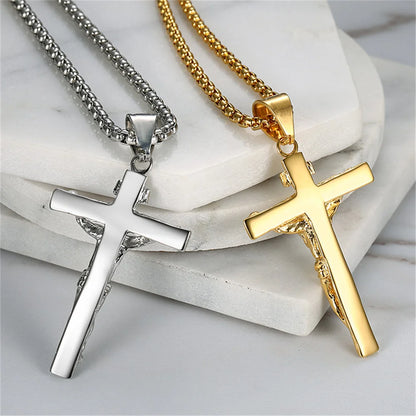 Jesus On A Cross Necklace
