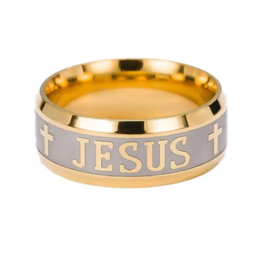 Jesus Ring Gold