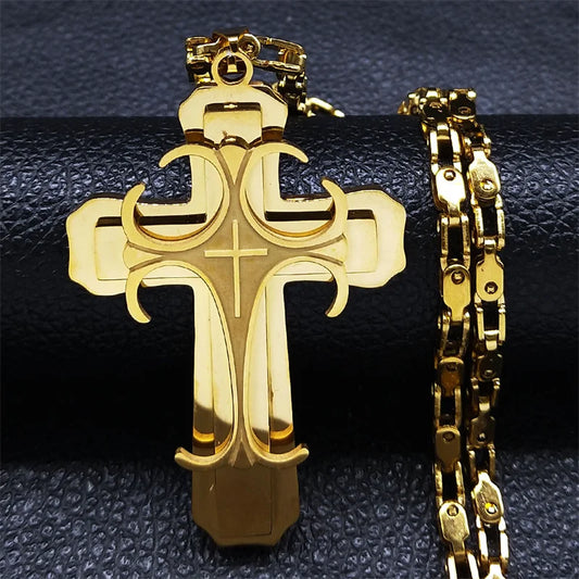 Gold Christian Necklace