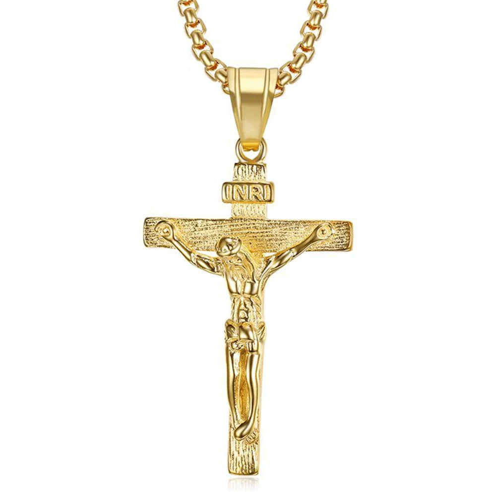 Jesus On A Cross Necklace